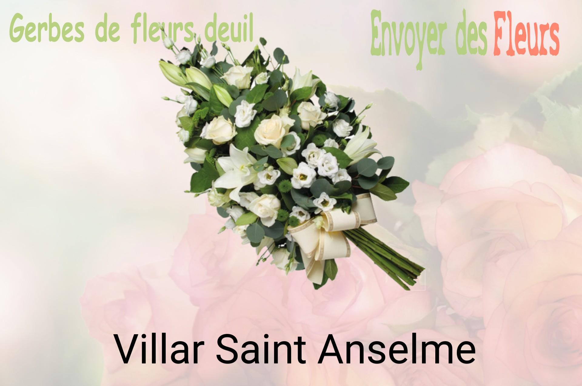 Gerbe de fleurs de deuil livrée à Villar-Saint-Anselme